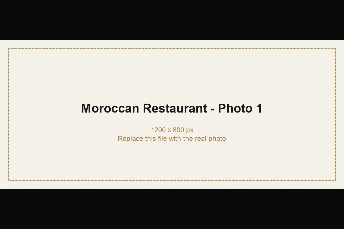 Moroccan Restaurant