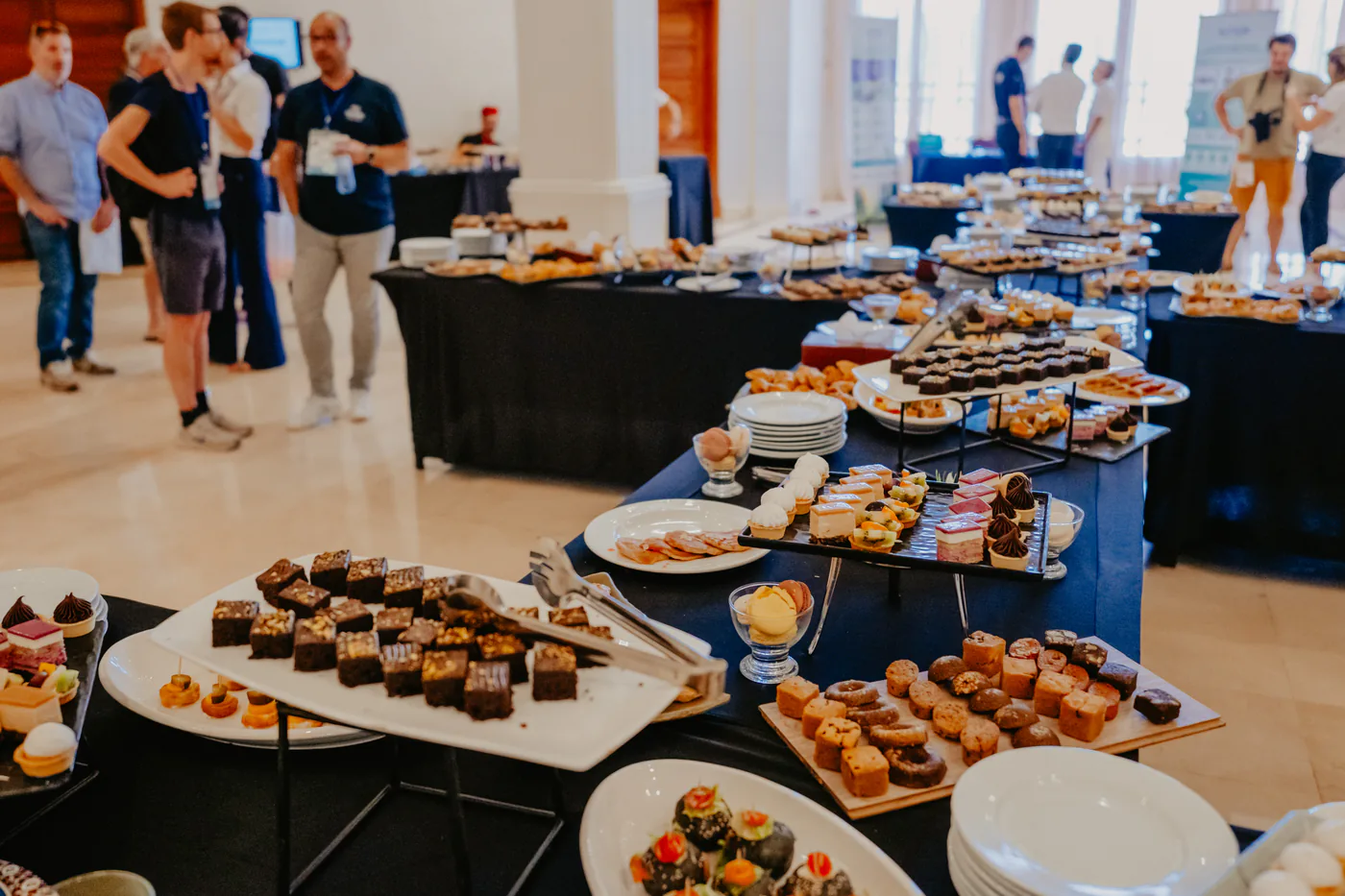 Coffee break spread