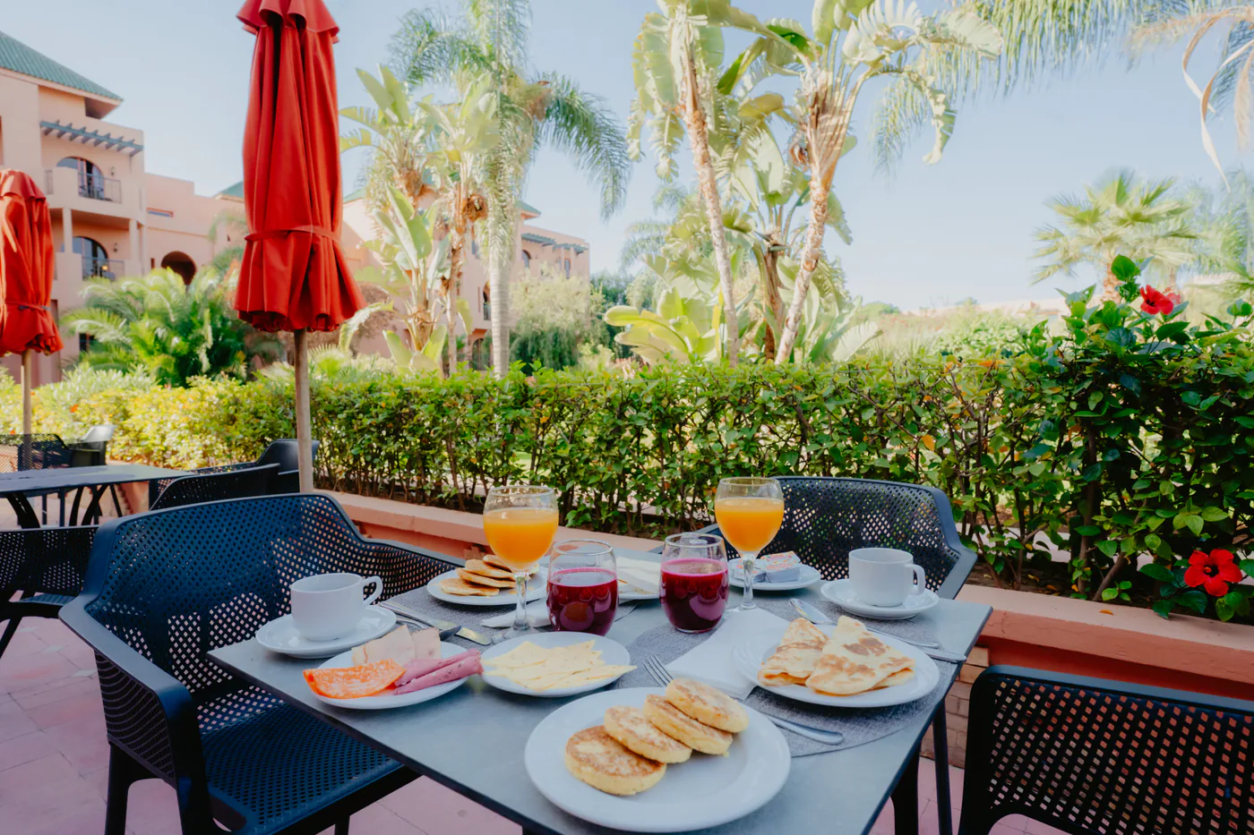 Coffee break spread